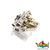 Han Cholo Voltron Head Ring Gold/Silver