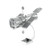 Metal Earth Hubble Telescope 3D Metal  Model + Tweezer  010930 Metal Earth Hubble Telescope 3D Metal  Model + Tweezer  010930