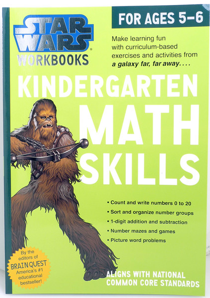 Star Wars Workbook Kindergarten Math Skills 17804