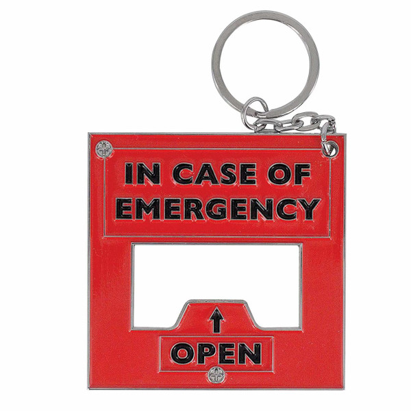 Emergency  Bottle Opener Keyring Paladone 716813