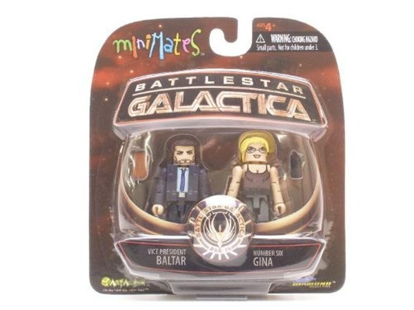 Mimimates Battlestar Galactica Doctor Gaius Baltar & Doc Cottle Diamond 0128