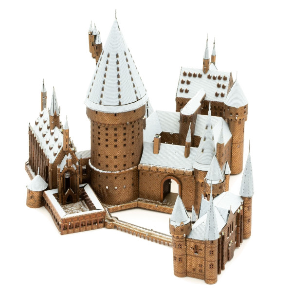 Metal Earth Premium Harry Potter Hogwarts in Snow 3D Laser Cut Model 15300