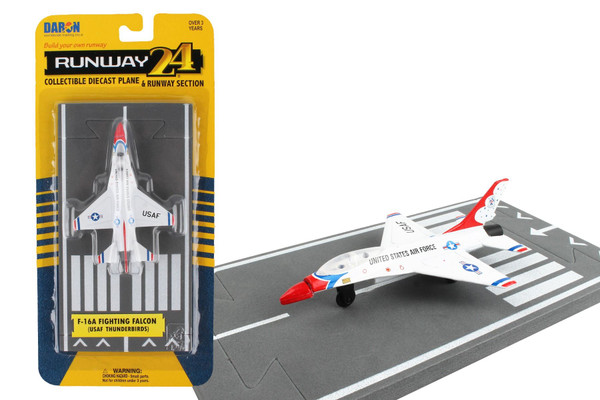 Daron Runway24 F-16 Thunderbird Diecast vehicle\plane 57753