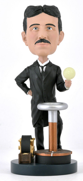 Royal Bobbles Nikola Tesla bobble head figure 010832