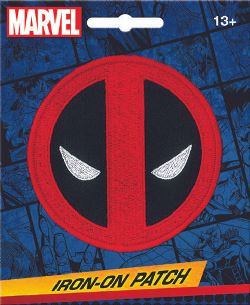 Marvel Comics Deadpool Logo Iron-On Patch Ata-Boy 10052