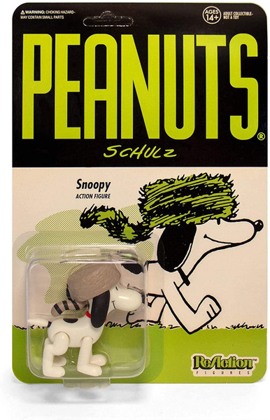 Super7 Reaction Peanuts Snoopy with Hat figure 38038