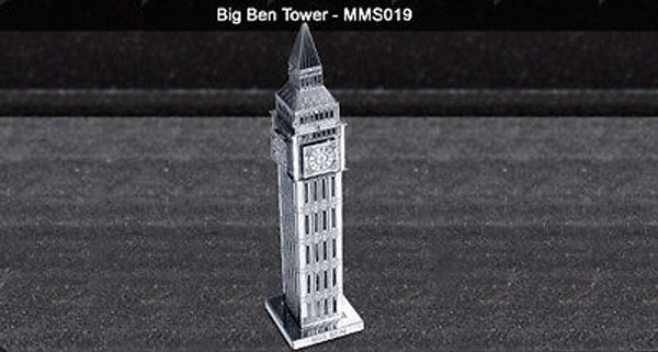 Metal Earth Big Ben 3D Metal  Model + Tweezer  010190 Metal Earth Big Ben 3D Metal  Model + Tweezer  010190