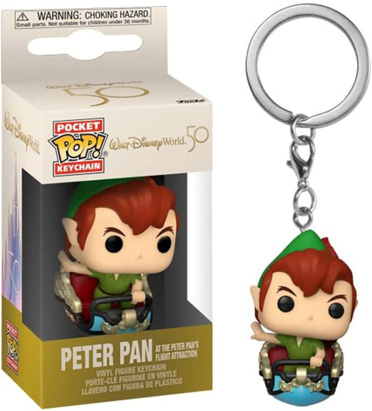 Pop Pocket Keychain Walt Disney World 50 Ann Peter Pan figure Funko 03935