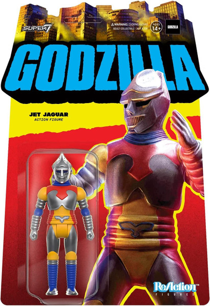 Reaction Godzilla Jet Jaguar figure Super7 17203