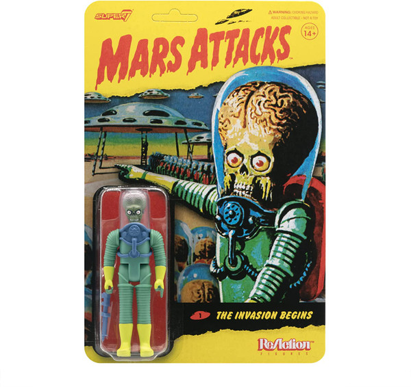 Reaction Mars Attacks The Invasion Begins figure Super7 38427