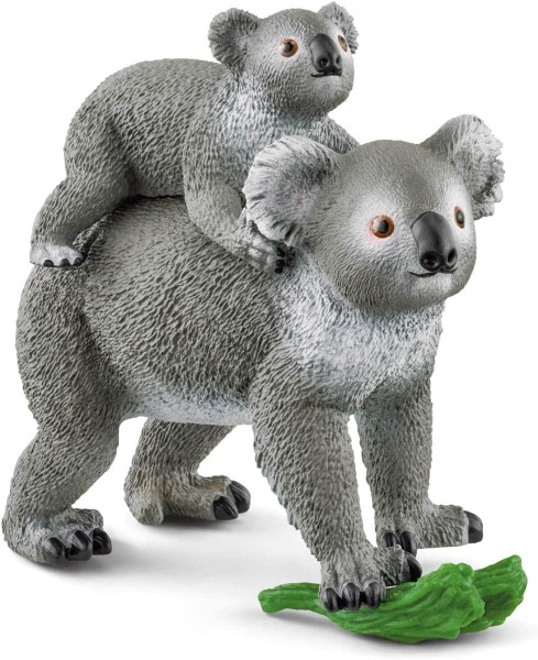 Wild Life 42566 Koala Mother And Baby Figure Set  Schleich 23446