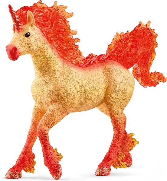 Bayala 70756 Elementa Fire Unicorn Stallion Toy Figurine Schleich 49549