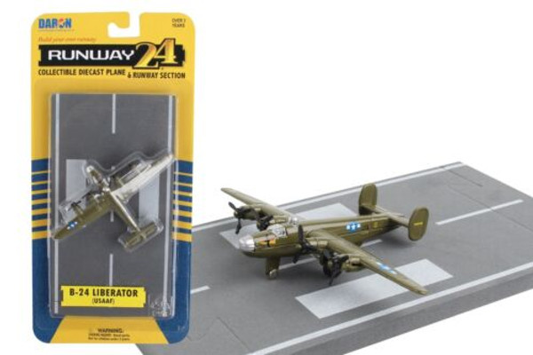 Daron Runway24 B-24 Liberator Olive Diecast vehicle\plane 57586