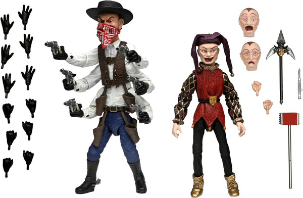 Puppet Master Ultimate Six Shooter & Jester figure NECA 54954