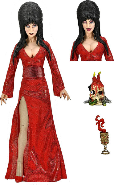 Elvira Mistress of the Dark Red, Fright Boo figure NECA 60808
