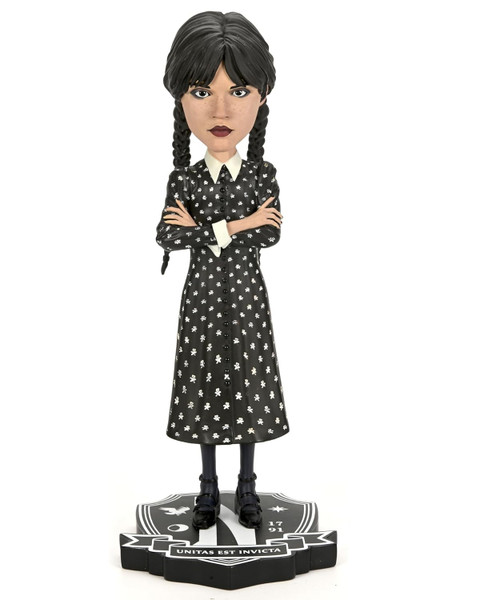 Head Knockers Hand Painted Wednesday Adams figure NECA 24179