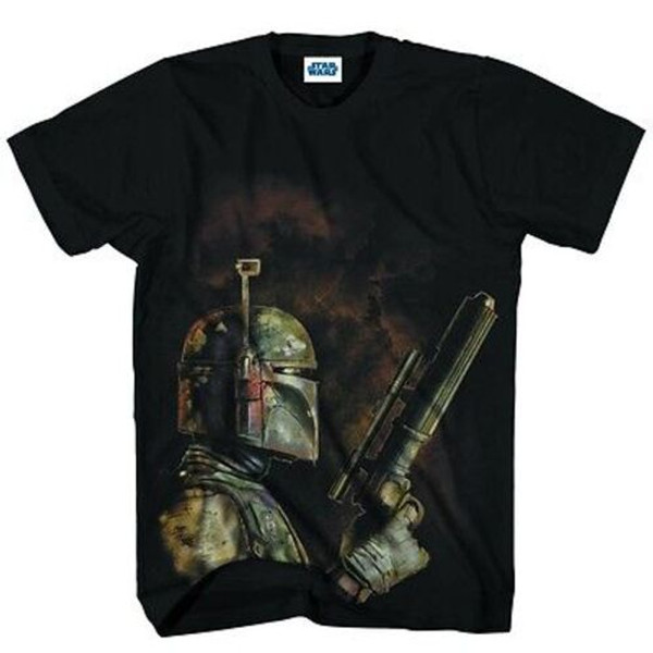Star Wars T-Shirt Bounty Hunter Black (L)
