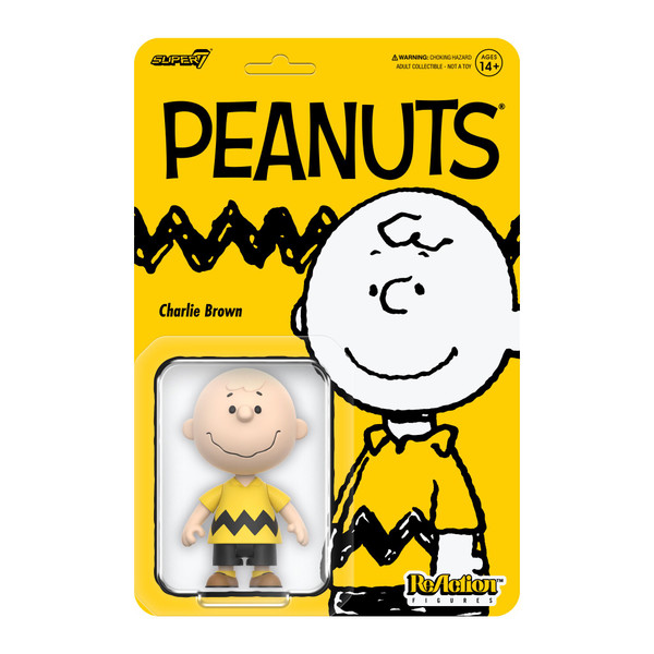 Reaction Peanuts Wave 07 - Charlie Brown toy figure Super7 99179