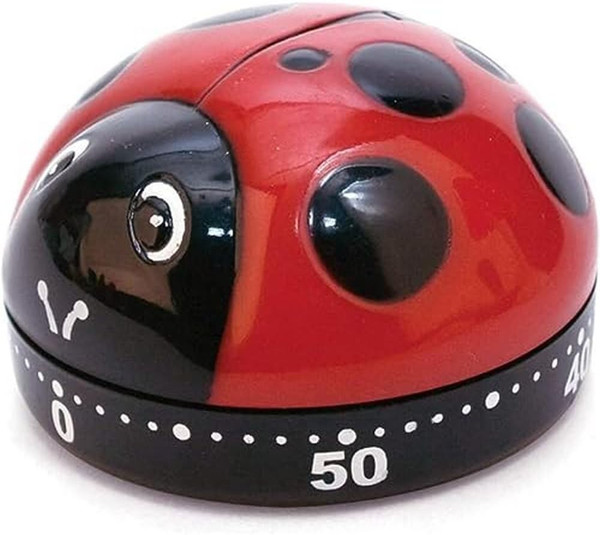 Lady Bug Kitchen Timer Gift Item Kikkerland 45187