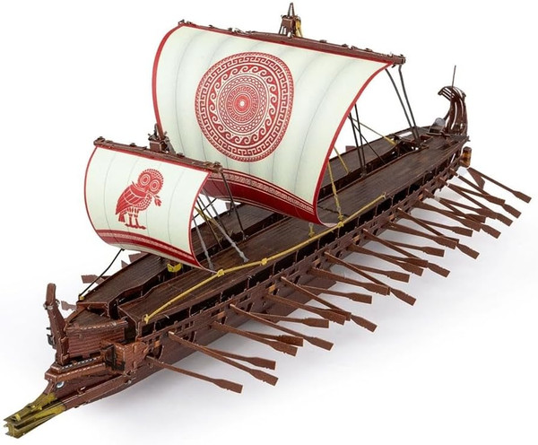 Metal Earth Premium Greek Trireme 2.5 Sheet Model Kit + Tweezer 20216