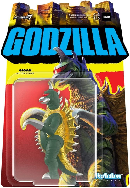 Reaction Godzilla Gigan figure Super 7 24331