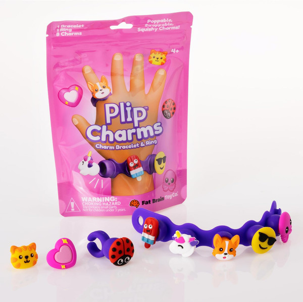 Plip Charms Pink Fat Brain 77723