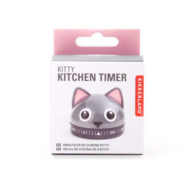 Kitty Cat Kitchen Timer by Kikkerland 073852