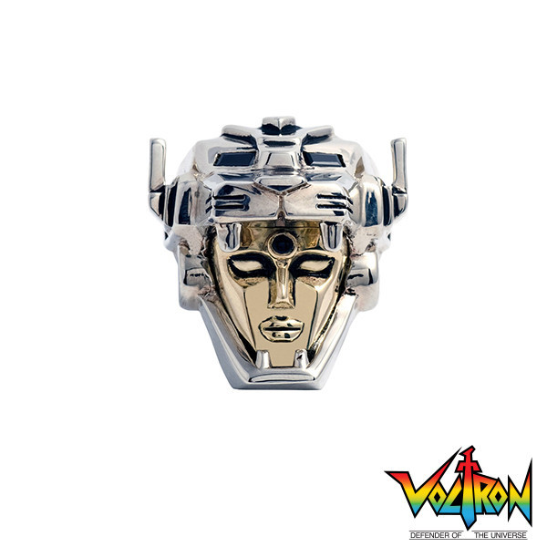 Han Cholo Voltron Head Ring Gold/Silver