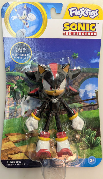 FleXfigs Sonic the Hedgehog Shadow bendable toy figure NJ Croce 52488