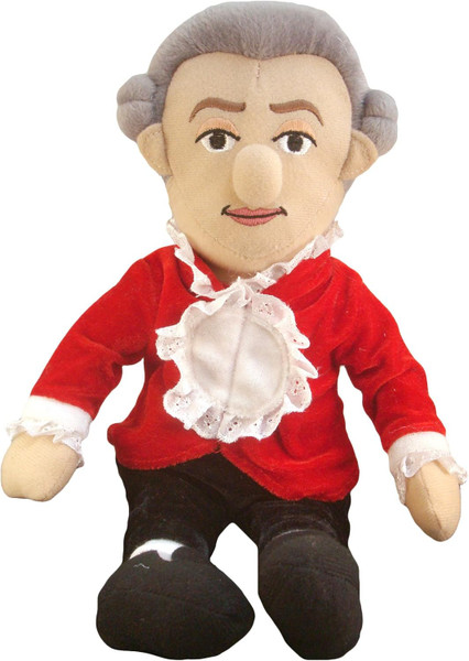 Little Thinkers W.A. Mozart Plush Doll - Unemployed Philosophers Guild 01133