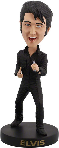 Royal Bobbles Elvis 68 Comeback Special Bobblehead figure 10542