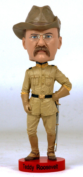 Royal Bobbles US Presidents #26 Theodore Teddy Roosevelt bobblehead figure 10436