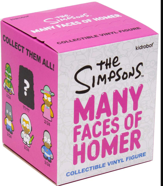 The Simpsons Many Faces of Homer (1 Blind Box figure) Kid Robot 89839
