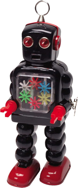 Tin Toys High Wheel Robot ms436 wind up Schylling 217106 NON MINT