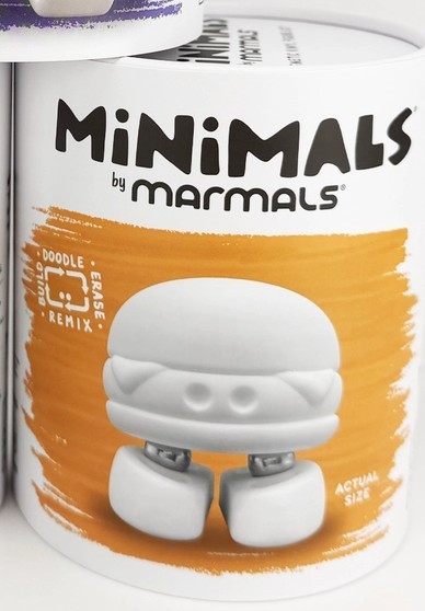 Minimals Bunz Orange Tube DIY Vinyl Figure by Marmals 95054