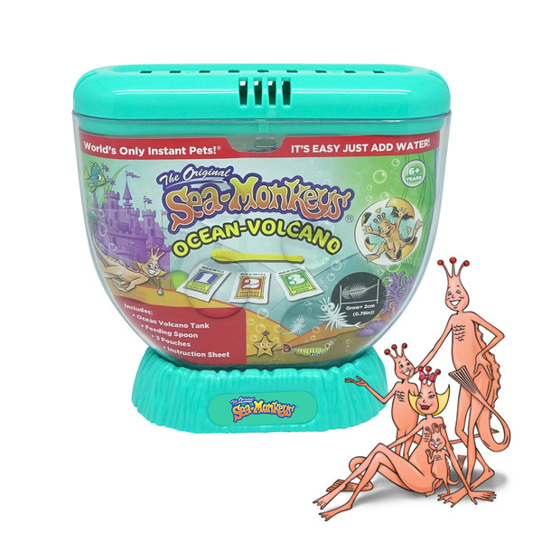 Sea-Monkeys Ocean Volcano Tank (assorted Colors) Instant Life Kit 32247