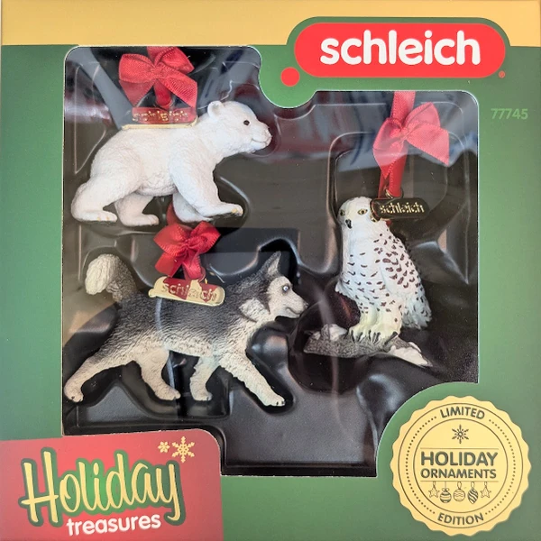 Holiday Treasures 77745 Frosty Friends Ornament figure Schleich 60015