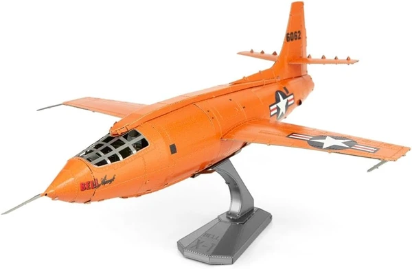 Metal Earth Bell X-1 3D Metal Model + Tweezer 00399