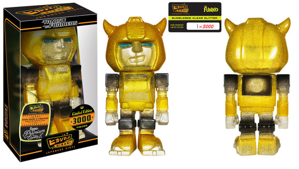 Hikari Transformers Bumblebee Clear Glitter figure Funko 038397