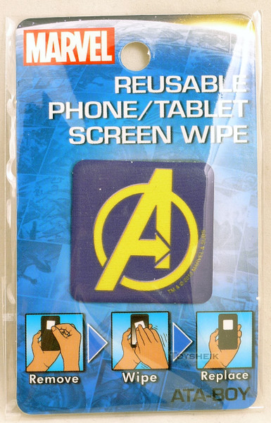 Marvel  Reusable Phone Tablet Screen Wipe Avengers Logo by Ata-Boy 300045