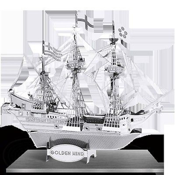 Metal Earth Golden Hind 3D Metal Model + Tweezer 010497