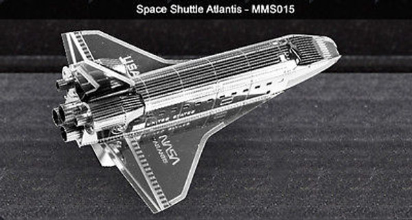 Metal Earth Space Shuttle Atlantis 3D Metal Model + Tweezer 010152