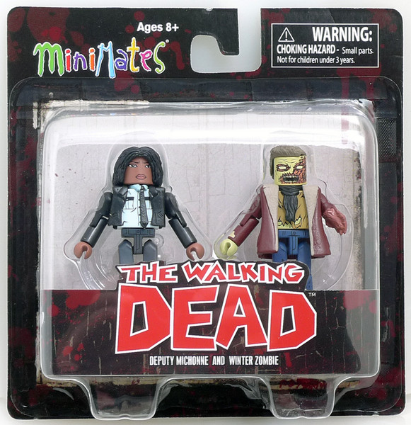 Walking Dead Minimates s6 Deputy Michonne & Winter Zombie Diamond 812914