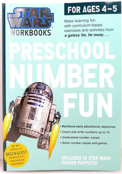 Star Wars Workbook Preschool Number Fun 17802