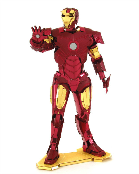 Metal Earth Avengers Iron Man 3D Metal  Model + Tweezer  33229