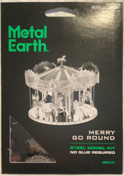 Metal Earth Merry Go Round 3D Metal Model + Tweezers 10893