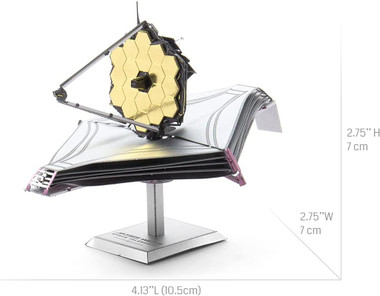 Metal Earth James Webb Space Telescope 3 sheet 3d Model & Tweezers ...