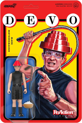 Devo Reaction Mark Mothersbaugh figure Super7 20241 - Toysheik