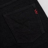 Iron Heart 14oz Black/Black Selvedge Jeans IH-555S-142bb - Super Slim