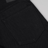 Momotaro R0405-B 15.7 oz Black Jeans - High Tapered